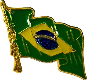 BOTTON - BANDEIRA BRASIL TRÊMULA