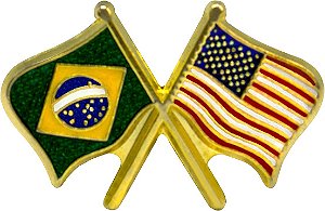 BOTTON - BANDEIRA BRASIL X EUA