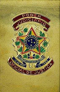 CHAPA CARTEIRA - PODER JUDICIÁRIO/ OFICIAL DE JUSTIÇA