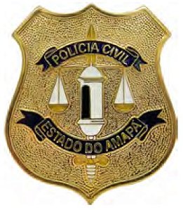 DISTINTIVO DE PEITO -  POLÍCIA CIVIL AP