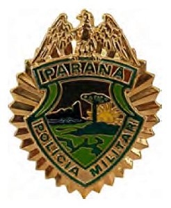 DISTINTIVO DE PEITO - POLÍCIA MILITAR PR
