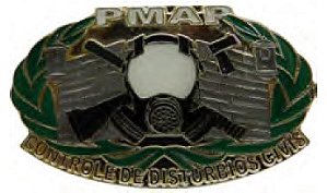 DISTINTIVO DE QUEPE - CONTROLE DE DISTURBIOS PM AP