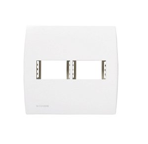 Placa com Suporte 4x4 Ilus Soprano - 2 Módulos 5TG99030