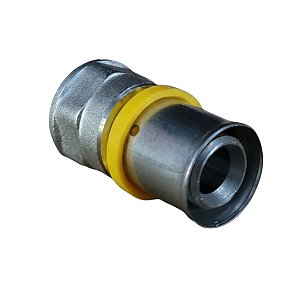 Conector Fêmea Bolsa x Rosca Pex Multicamada Gás Emmeti