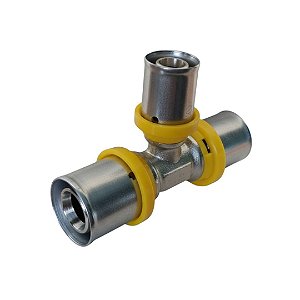 Tê de Redução Pex Multicamada Gás Emmeti