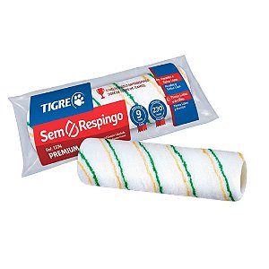 Rolo de Lã Sintética Antirrespingo Profissional 1374 Tigre