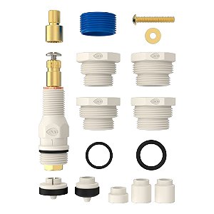 Kit Fácil Salva Registro Pressão 9 em 1 PPS Blukit