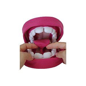 Boca Lúdica Fantoche - Mini - Com demonstrativo de frenulo lingual encurtado