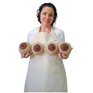 Avental com mamas didáticas