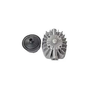 TAMPA DO CILINDRO E FILTRO DE AR, COM 02 PECAS, PARA COMPRESSOR DE AR MSI 7,6/22 LITROS