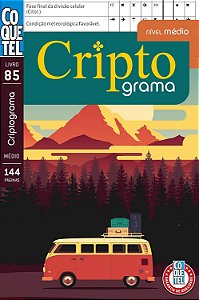 Livro Coquetel Criptograma Nível Médio Ed 85