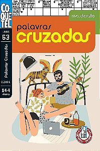 Livro Coquetel Palavras Cruzadas Nível Desafio Ed 62 - Livraria da Vila