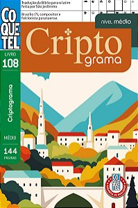 Livro Coquetel Criptograma 108: Nível Médio