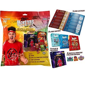 Coleção Elo Monsters Evolution Books -Starter Pack