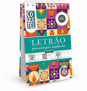Livro Coquetel Espiral Letrão Médio 15