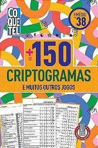 Livro Coquetel Mais de 150 Criptogramas 38