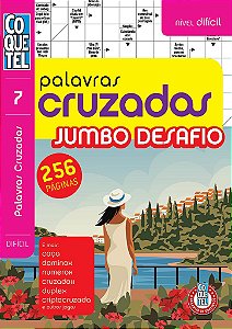 Livro Coquetel Palavras-Cruzadas Jumbo Desafio 7