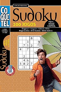 Livro Coquetel Sudoku 230 | 200 jogos