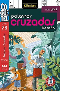 Livro Coquetel Palavras Cruzadas Difícil 76