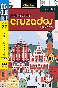 Livro Coquetel Palavras Cruzadas Desafio 77
