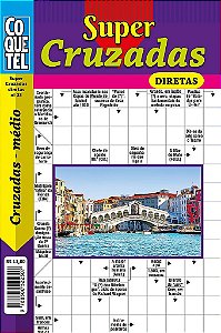 Livro Coquetel Super Palavras Cruzadas Diretas 33