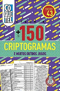 Livro Coquetel Mais de 150 Criptogramas 43