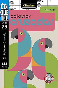 Livro Coquetel Palavras Cruzadas Fácil 78