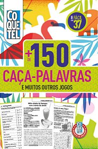 Livro Coquetel Mais de 150 Caça-palavras 37