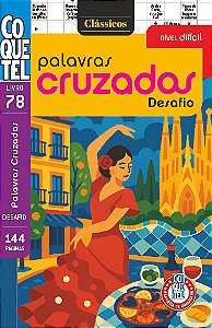 Livro Coquetel Palavras Cruzadas Dificil 78