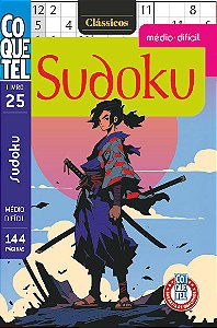 Livro Coquetel Sudoku Médio-Difícil 25