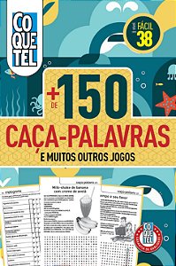 Livro Coquetel Mais de 150 Caça-Palavras 38