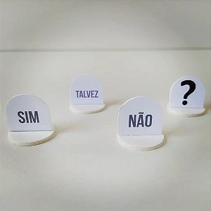 Elementos para Constelação - SIM / NÃO / ? / TALVEZ