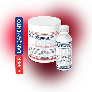 Borracha de Poliuretano MFM-PoliRub 45 Vermelha