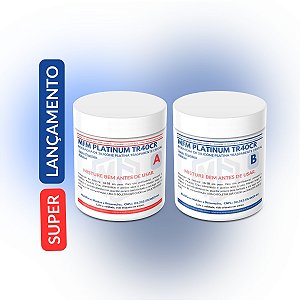 Borracha de Silicone Platina TRANSPARENTE MFM-PLATINUM TR40CR (Lançamento)