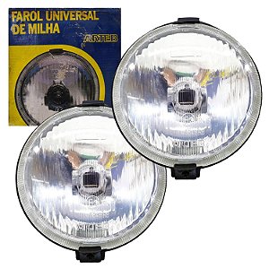 Farol Auxiliar Milha Escort Xr3 87/92 Arteb Logo Par