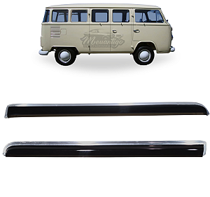 Calha Com Friso Em Alumínio Kombi Clipper De 1976 A 2004