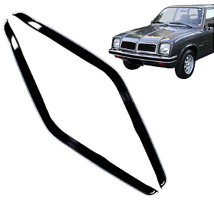 Calha De Chuva Com Friso Em Alumino Gm Chevette 1982