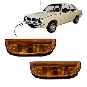 Lanterna Pisca Dianteiro Ambar Gm Chevette De 1973 A 1982