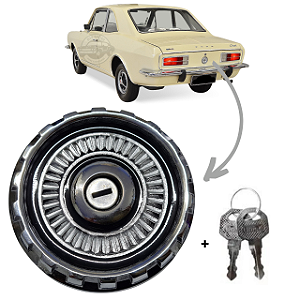 Tampa Tanque Combustivel Corcel 1973 À 1977 - 2 Chaves