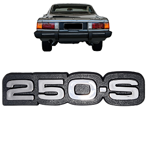 Emblema 250 S Traseiro Chevrolet Opala Caravan 1982 A 1990