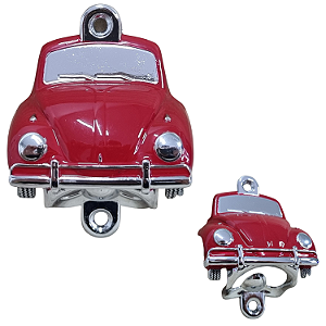 Decoração Parede Abridor Tampa Garrafa Vw Fusca Vermelho