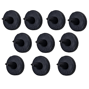 Kit 12 Borrachas Batente Apoio Capô Chevrolet C10 A10 D10 C14 D60 Reposição Caminhonete