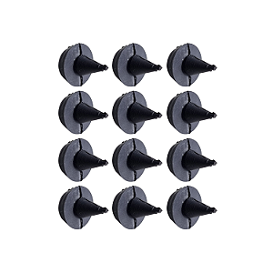 Kit com 12 Unidades Batentes Capô Lateral Chevrolet Linha D10 D20 C10 C20 A10 A20 Encaixe Perfeito e Durabilidade