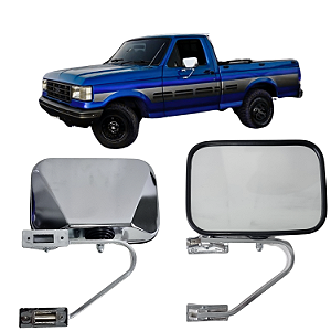 Retrovisor Estilo Americano Truck Mirror – Compatível com F1000, C10, D10, D20 e Caminhonetes Clássicas