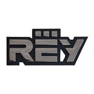 Emblema REY Original Ford 85EU-6242550-B Para Del Rey 1985 a 1991 — Peça De Época NOS Raríssima