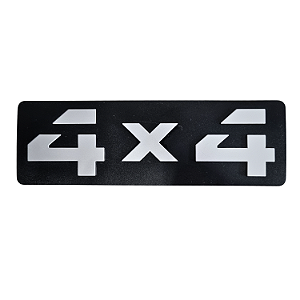 Emblema 4x4 Original Ford Para F-1000 1993 a 1996 — Paralama e Grade Frontal — Peça NOS Autolatina