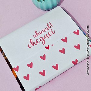 Papel de embrulho - Coração Vermelho | 30 unidades - Pronta Entrega
