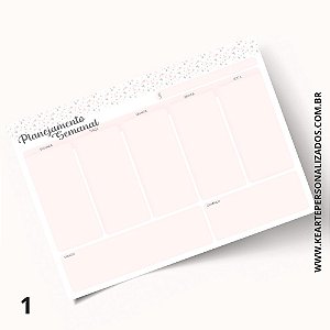 Desk Planner - Semanal