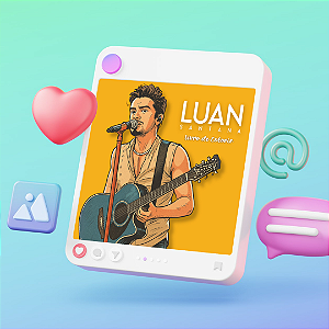 Arquivo Digital: Livro de Colorir - Inspirado no Luan Santana