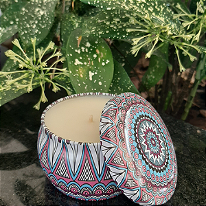 Vela Artesanal Aromática Cereja e Avelã 130g